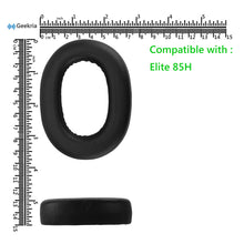 画像をギャラリービューアに読み込む, Geekria イヤーパッド QuickFit 互換性 パッド ジャブラ Jabra Elite 85H ヘッドホンに対応 パッド イヤー / イヤーカップ (プロテインレザー/黒)
