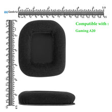 画像をギャラリービューアに読み込む, Geekria イヤーパッド Comfort 互換性 パッド ASTRO Gaming A20 ヘッドホンに対応 パッド イヤー / イヤーカップ ベロア (黒)
