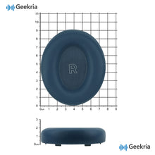 画像をギャラリービューアに読み込む, Geekria イヤーパッド QuickFit 互換性 パッド ボーズ Bose QuietComfort Ultra ヘッドホンに対応 パッド イヤー / イヤーカップ プロテインレザー (青)

