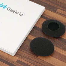 画像をギャラリービューアに読み込む, Geekria イヤーパッド Comfort 互換性 パッドロジクール Logitech OEM PC 860 Stereo ヘッドホンに対応 パッド イヤー / イヤーカップ スポンジ (黒)
