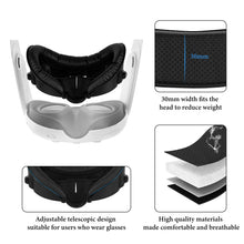 画像をギャラリービューアに読み込む, Geekria VR アップグレードフェイシャルインターフェース&amp;フェイスカバーパッド (Meta Quest 3対応)、防汗PUフォームクッション、光漏れ防止ノーズパッドとレンズプロテクター付きアクセサリーセット
