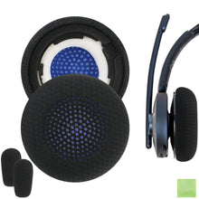 画像をギャラリービューアに読み込む, Geekria イヤーパッド Comfort 互換性 パッド アンカー Anker Powerconf H700, H500 ヘッドホンに対応 パッド イヤー / イヤーカップ メッシュファブリック (ファブリックブラック)
