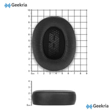 画像をギャラリービューアに読み込む, Geekria イヤーパッド互換性 パッド ジェイビーエル JBL LIVE 500BT ヘッドホンに対応 パッド イヤー / イヤーカップ (プロテインレザー / ブラック)
