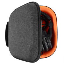 画像をギャラリービューアに読み込む, Geekria Shield ケース 交換用 ゼンハイザー Sennheiser HD660s 2, HD 598, HD 595, HD 558, HD 555, HD 518ヘッドホンに対応 交換 保護 用の ハードケース ハードシェルトラベルキャリングバッグ アクセサリー用のスペースがあり（暗灰色）
