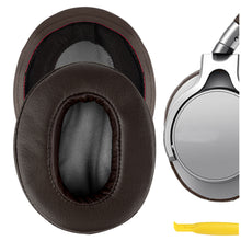 画像をギャラリービューアに読み込む, Geekria イヤーパッド QuickFit 互換性 パッド ソニー Sony MDR-1ABT, MDR-1RBT, MDR-1RNC ヘッドホンに対応 パッド イヤー / イヤーカップ ( プロテインレザー / コーヒー )
