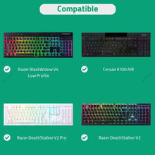 画像をギャラリービューアに読み込む, Geekria キーボード ケース レイザー Razer BlackWidow V4 Low Profile / DeathStalker V2, Corsair K100 AIRに対応 ハードシェル トラベル キャリングバッグ (ダークグレー)
