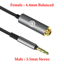 画像をギャラリービューアに読み込む, Geekria 変換ケーブル 3.5mm (オス) 3極 → 4.4mm (メス)5極 変換プラグ バランスプラグ ディオアダプタ
