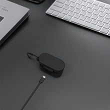 画像をギャラリービューアに読み込む, Geekria シリコン カバー 互換性 ソニー Sony WF-1000XM6 (Model YY2985) 対応 True Wireless Earbuds、キーホルダーフック付き、ケースポートアクセス可能、フロントLED可視 (ブラック)
