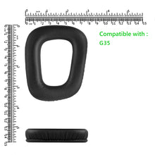 画像をギャラリービューアに読み込む, Geekria イヤーパッド + ヘッドバンドカバー Logitech G35 等ヘッドホンパッド 対応交換用 ヘッドホンパッド イヤークッション ( ブラック) セット
