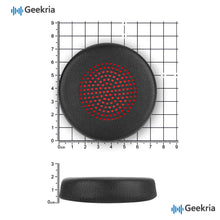画像をギャラリービューアに読み込む, Geekria イヤーパッド 互換性 パッド ロジクール Logitech Zone 301(981-001468), Zone 300, Zone 305 (981-001457) ヘッドホンに対応 パッド イヤー / イヤーカップ プロテインレザー (黒)
