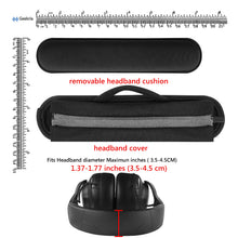 画像をギャラリービューアに読み込む, Geekria ヘッドバンドカバー + パッド セット 大型ヘッドセット コルセア Corsair, ジェイビーエル JBL, Logitech, レイザー Razer, ゼンハイザー Sennheiser, Turtle Beach に対応 ヘッドホンパッド Cooling-Gel ( ブラック / L )
