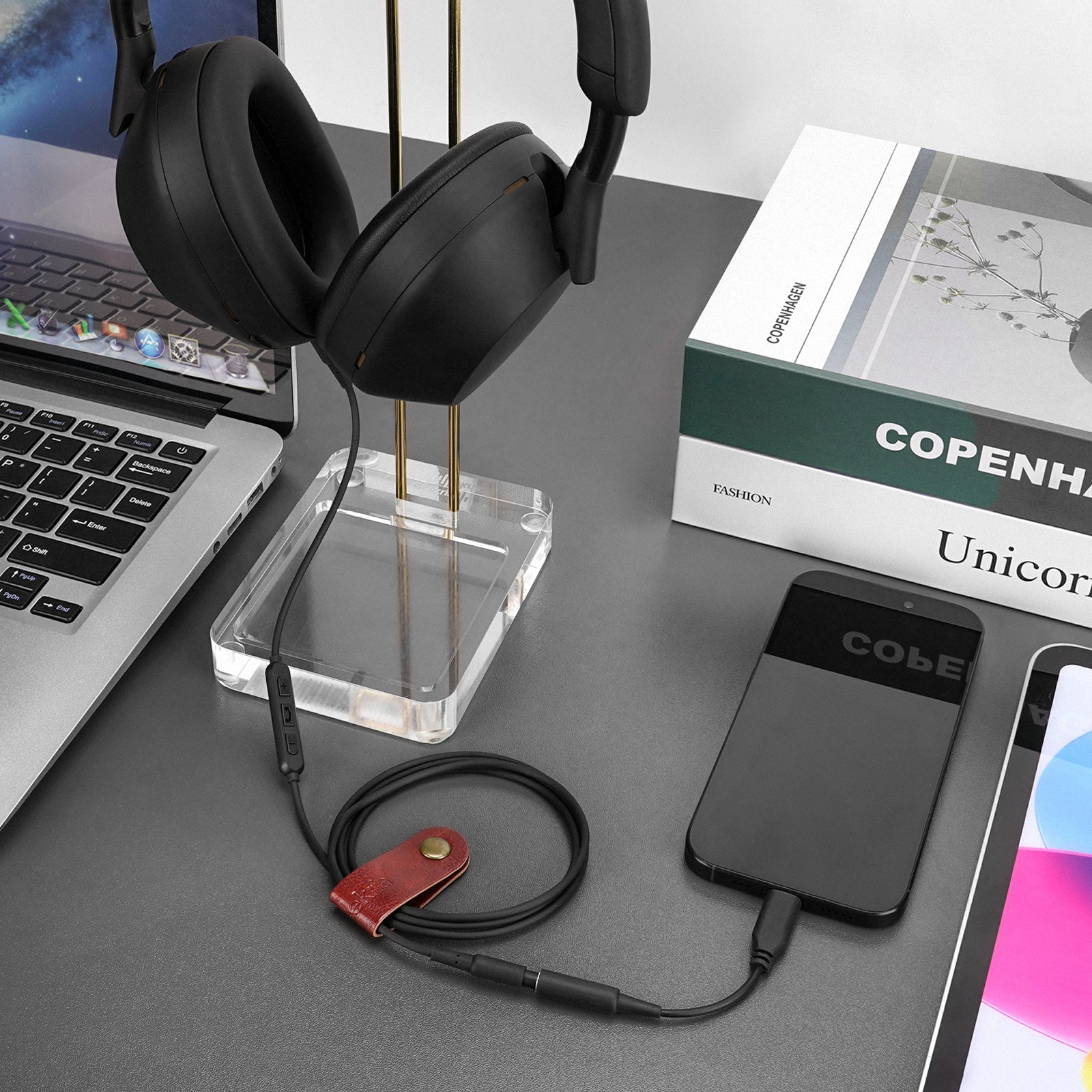 Geekria オーディオケーブル マイク付き ソニー Sony WH-1000XM6 ULT