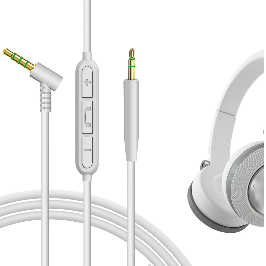 Geekria ケーブル 互換性 オーディオコード ジェイビーエル JBL Tune 770NC 760NC, Live 760NC 670NC ヘッドホンケーブル、2.5mm に適合する インラインマイクと音量コントロール 1.2m