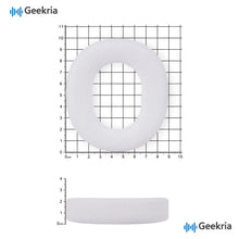 画像をギャラリービューアに読み込む, Geekria, メッシュ生地，交換用イヤーパッド，Logitech G735 ワイヤレスヘッドホンと互換性あり，イヤークッション，修理用パーツ，ホワイト
