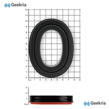 画像をギャラリービューアに読み込む, Geekria イヤーパッド Sport 互換性 パッド 3M WorkTunes (90541, 90542, 90543, 90544)/ Peltor Sport (Tactical TAC100/ 300/ 500)/ ZOHAN (EM033/ 037/ 042)/ PROHEAR(032/033/037) ヘッドホンに対応 パッド イヤー / イヤーカップ 冷却ジェル (黒＋赤)
