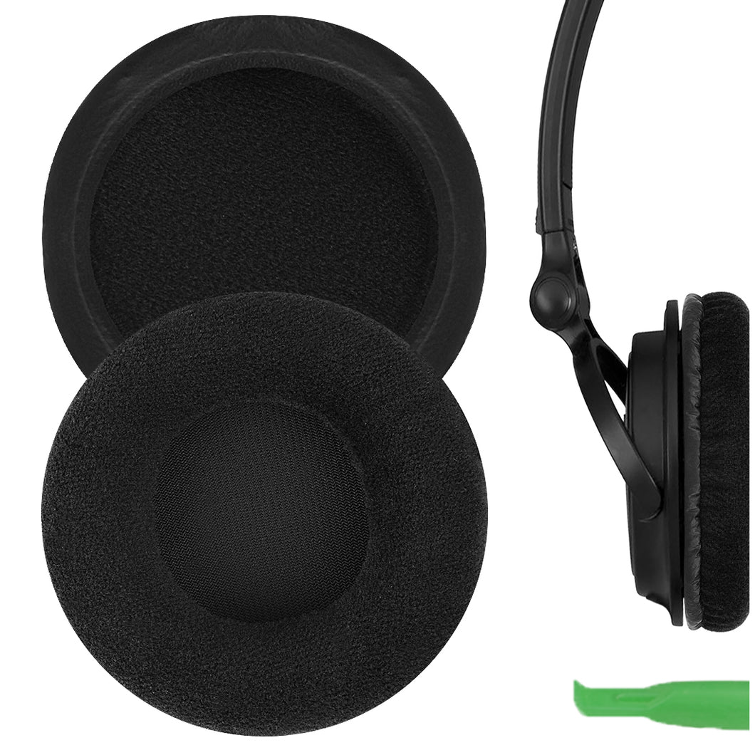 Geekria イヤーパッド Comfort 互換性 パッドソニー Sony MDR- ZX300 ZX310 ZX330 V150 V200 V250 V300 V400 ZX110 ヘッドホンに対応 パッド イヤー / イヤーカップ ( ベロア / ブラック )