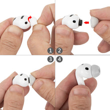 画像をギャラリービューアに読み込む, Geekria メモリーフォーム 交換用イヤーチップ AirPods Pro 第 3 世代対応、フィット感に優れ滑りにくく通勤・軽いフィットネスに最適、L M S XS 4 サイズセット グレー
