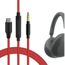 画像をギャラリービューアに読み込む, Geekria ケーブル USB-C Digital to Audio 互換性 オーディオコード ソニー Sony ULT WEAR WH-1000XM5 WH-1000XM4 WH-1000XM3 WH-XB910N WH-CH720N ヘッドホンケーブル、 Type-C に適合する インラインマイクと音量コントロール (1.7m)
