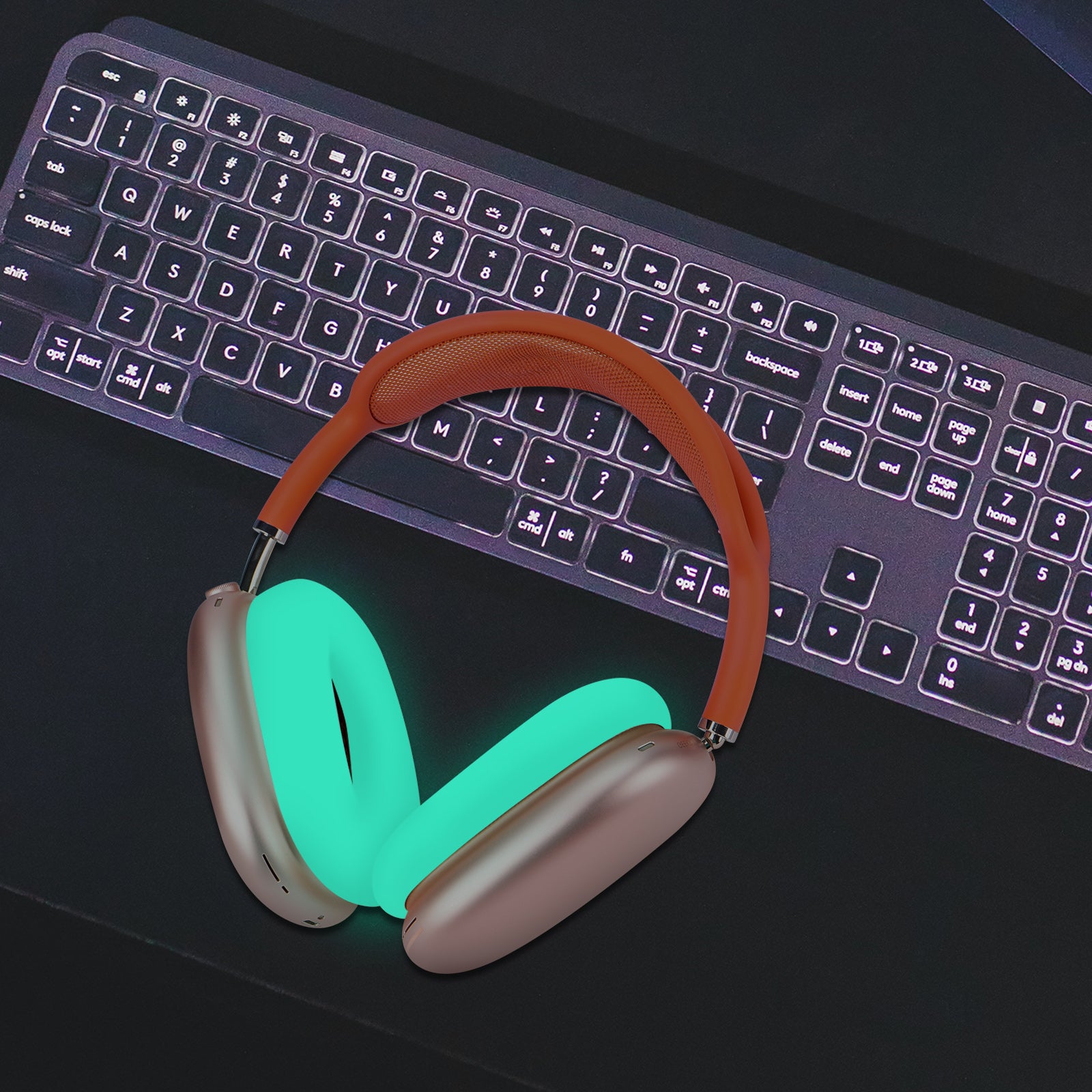 Geekria カバー イヤーパッドカバー シリコンカバー AirPods Max 