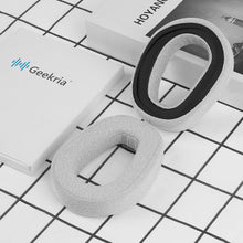 画像をギャラリービューアに読み込む, Geekria リネン製 交換用イヤーパッド、Logitech G321 / G430 対応、快適フィット 簡単装着 イヤークッション ヘッドセットイヤーパッド イヤーカップカバー 修理部品、グレー
