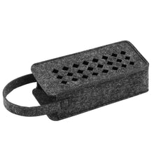 画像をギャラリービューアに読み込む, Geekria フェルトスピーカーケース カバー 互換性カバースカルキャンディ Skullcandy Terrain XL に 対応 保護用の防水ソフトスキン、スピーカーケース (黒)
