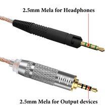 画像をギャラリービューアに読み込む, Geekria Apollo 交換用オーディオケーブル Sennheiser HD620S HD599 HD598 HD505 HD550 対応、オーディオファイル HiFi ヘッドホンアップグレードコード、2.5mm デバイス用 (4フィート/1.2m)
