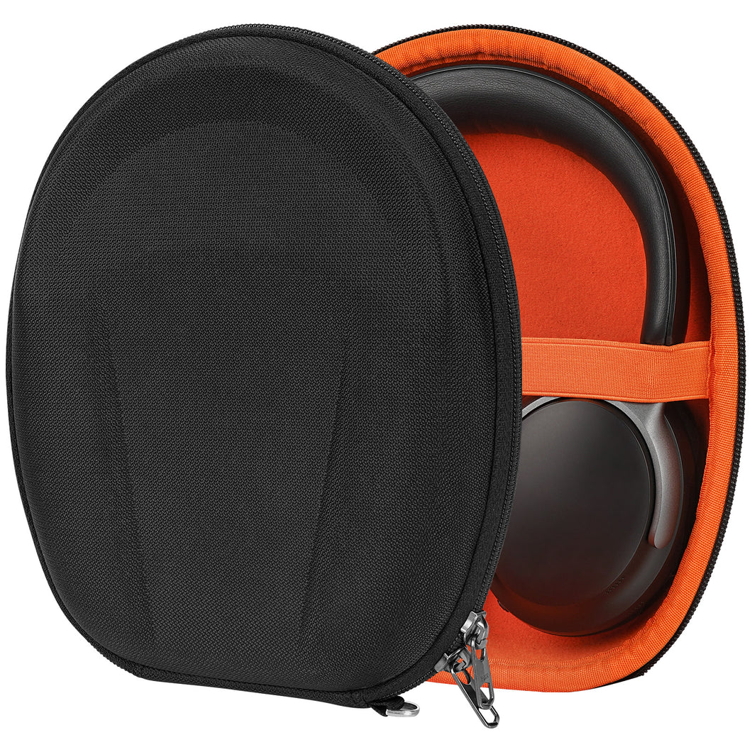 Geekria Shield ヘッドホンケース 互換性 ハードケース 旅行用 ハードシェルケース ボーズ Bose QuietComfort, Noise Cancelling Headphones 700, nc 700, QC35 II, QC25, QCSE, SoundLink, SoundTrue に対応 収納ポーチ付き (ブラック)