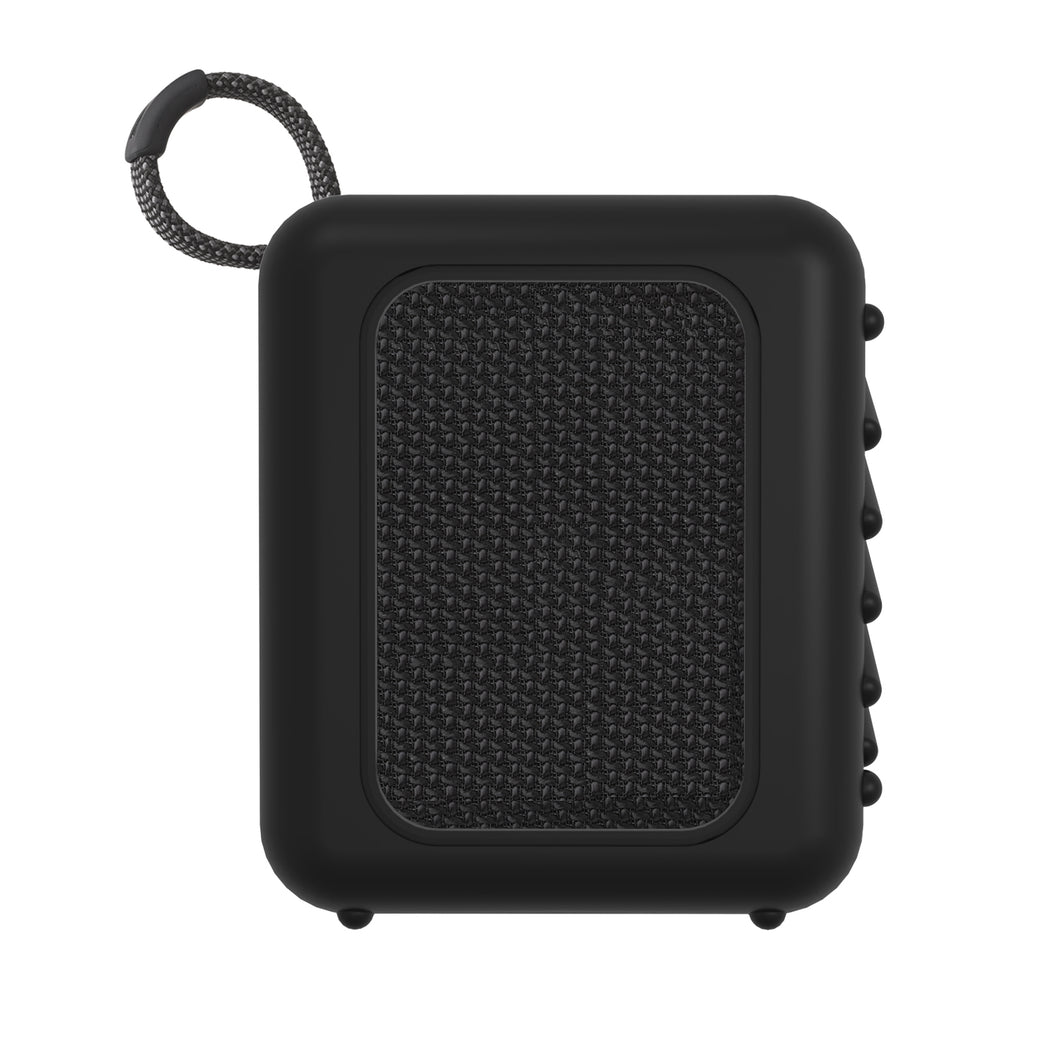 Geekria シリコーンスピーカーケース カバー 互換性カバージェイビーエル JBL GO 4 に 対応 保護用の防水ソフトスキン、スピーカーケース、キーホルダーフック付き (黒)