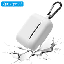 画像をギャラリービューアに読み込む, Geekria シリコン カバー 互換性 カバー Soundcore by アンカー Anker A20i 対応 True Wireless Earbuds 充電ケースカバー 外装カバー キーホルダーフック付き、充電ポートアクセス可能 (白)
