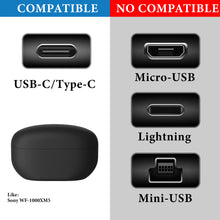 画像をギャラリービューアに読み込む, Geekria 充電ケーブル 互換性 Type-C 充電コード USB to USB-C ソニー Sony WF-1000XM5 WF-1000XM4 LinkBuds Fit LinkBuds Open WF-1000XM3 に対応 (ブラック/30cm)
