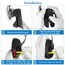 画像をギャラリービューアに読み込む, Geekria イヤーパッド Comfort 特厚 互換性 パッド ロジクール Logicool G Pro, G Pro X, G Pro X 2, G Pro X League of Legends Edition ヘッドホンに対応 パッド イヤー / イヤーカップ メッシュファブリック (ピンク)
