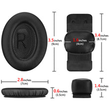 画像をギャラリービューアに読み込む, Geekria イヤーパッド QuickFit 互換性 パッド ボーズ Bose QuietComfort QC 45 QC 35, QC 35 ii, QC 35 ii Gaming, SoundLink around-ear, New Quietcomfort ヘッドホンに対応 パッド イヤー / イヤーカップ (プロテインレザー / 黒)
