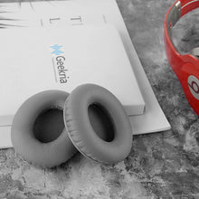 画像をギャラリービューアに読み込む, Geekria QuickFit イヤーパッド 互換性 パッド ビーツバイドクタードレ Beats Solo HD On-Ear ヘッドホンに対応 イヤパッド/イヤークッション/イヤーカップ ( プロテインレザー / グレー)
