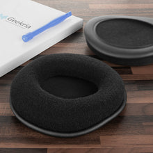 画像をギャラリービューアに読み込む, Geekria イヤーパッド Comfort 互換性 パッド ソニー Sony MDR-RF4000, RF5000, RF6000, RF6500, RF7000, RF7100, MDR-DS6000, DS6500, DS7000, DS7100, XD150, XD200 ヘッドホンに対応 パッド イヤー / イヤーカップ (ベロア / ブラック)
