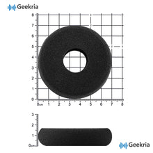 画像をギャラリービューアに読み込む, Geekria イヤーパッド QuickFit 互換性 パッド グラド GRADO SR60, SR80, SR125, SR225, M1, M2 ヘッドホンに対応 パッド イヤー / イヤーカップ ( スポンジ / ブラック )
