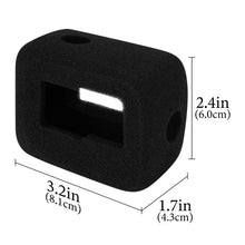 画像をギャラリービューアに読み込む, Geekria for Creators ウインドマフ スポンジ 互換性 GoPro HERO 13/12/11/10/9対応 アクションカメラ用 風切り音低減 カバー ハウジングフレーム用 マイク ウィンドスクリーン スポンジ アクセサリー（ブラック、2枚入り）
