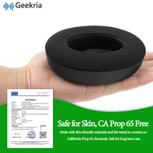 画像をギャラリービューアに読み込む, Geekria イヤーパッド SNAP マグネチック 互換性 パッド ビーツバイドクタードレ Beats Studio Pro ヘッドホンに対応 パッド イヤー / イヤーカップ 冷却ジェル (ブラック, 1組)
