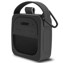 画像をギャラリービューアに読み込む, Geekria シリコーン スピーカーケース カバー 互換性カバー ボーズ Bose SoundLink Micro II (SoundLink Micro 2nd Gen) に 対応 保護用の防水ソフトスキン、スピーカーケース、キーホルダーフック付き (ブラック)
