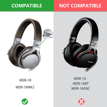 画像をギャラリービューアに読み込む, Geekria イヤーパッド QuickFit 互換性 パッド ソニー SONY MDR-1R, MDR-1RMK2 ヘッドホンに対応 イヤパッド/イヤークッション/イヤーカッププロテインレザー ( ブラック)
