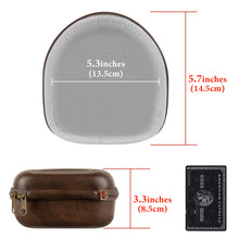 画像をギャラリービューアに読み込む, Geekria Shield ヘッドフォンケース Marshall Major II/III/IV/V、Mid ANC 対応、ケーブル収納付き交換用ハードシェル旅行用キャリーバッグ (ブラウン)
