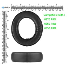 画像をギャラリービューアに読み込む, Geekria イヤーパッド QuickFit 互換性 ヘッドバンパッド コルセア Corsair HS70 PRO, HS60 PRO, HS50 PRO ヘッドホンに対応 パッド イヤー / イヤーカップ (プロテインレザー / ブラック)
