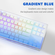 画像をギャラリービューアに読み込む, Geekria キーボード カバー ケース 互換品 ロジクール G Logicool G713/ G715 テンキーレス ワイヤレスメカニカルゲーミングキーボード アクリルカバー 保護カバー（グラデーションブルー）
