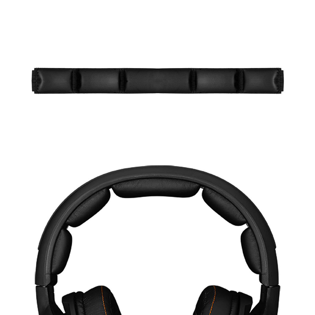Geekria カバー 互換性 プロテインレザー ヘッドバンドカバー スティールシリーズ SteelSeries SIBERIA 800 840ヘッドホンに 対応 簡単に装着 工具不要