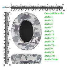画像をギャラリービューアに読み込む, Geekria イヤーパッド QuickFit 互換性 パッド スティールシリーズ SteelSeries Arctis 1/ 3/ 5/ 7/ 7+/ 7P/ 7P+/ 7X/ 7X+/ 9/ 9X, Arctis Pro/Prime ヘッドホンに対応 パッド イヤー / イヤーカップ プロテインレザー (迷彩)
