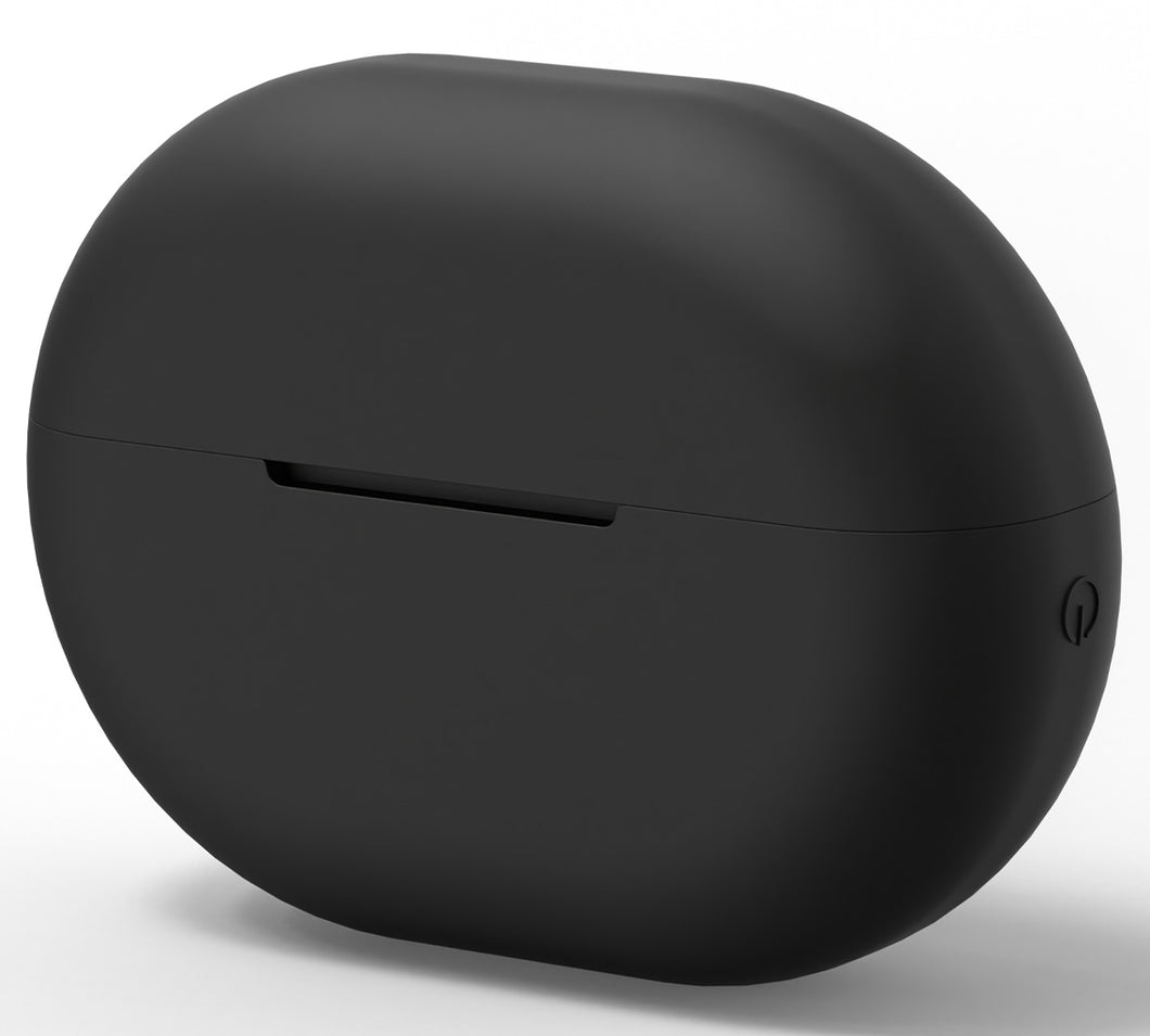 Geekria シリコン カバー 互換性 カバー HUAWEI Freebuds Pro 対応 True Wireless Earbuds 充電ケース充電ケースカバー 外装カバーフロントLED可視 、充電ポートアクセス可能 (Black)