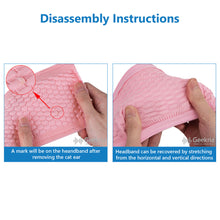 画像をギャラリービューアに読み込む, Geekria カバー 互換性 ニット生地 ヘッドバンド 猫耳スーツ レイザー Razer, スティールシリー SteelSeries, HyperX, ゼンハイザー Sennheiser, アストロテック ASTRO, ソニー Sony, ロジクール Logitech, オーディオテクニカ ATH ヘッドホンに 対応 簡単に装着 工具不要
