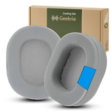 画像をギャラリービューアに読み込む, Geekria イヤーパッドSport 互換性 パッド コルセア Corsair HS65, HS55 ヘッドホンに対応 パッド イヤー / イヤーカップ 冷却ジェル (グレー)
