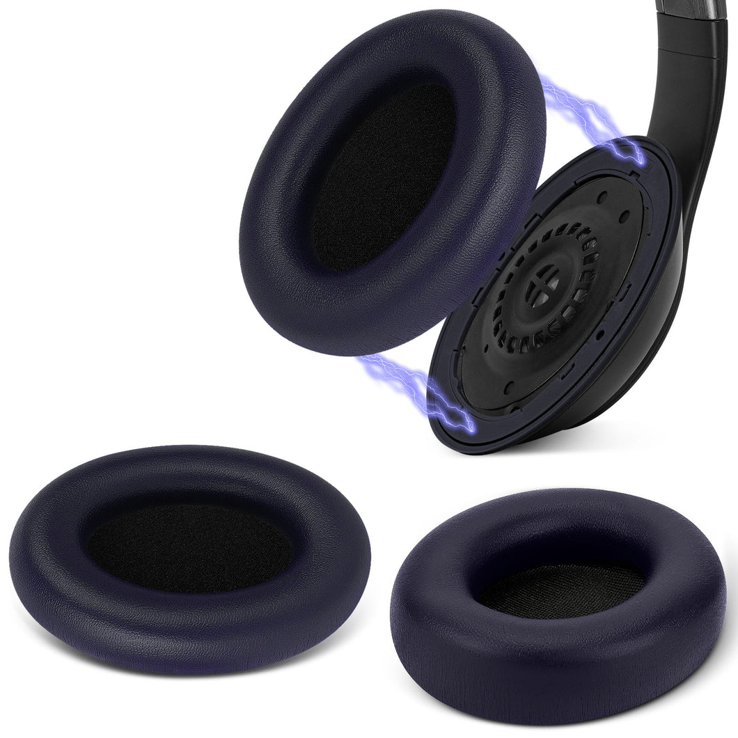 Geekria イヤーパッド SNAP マグネチック 互換性 パッド ビーツバイドクタードレ Beats Studio Pro ヘッドホンに対応 パッド イヤー / イヤーカップ プロテインレザー (青, 1組)