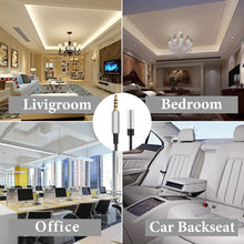 画像をギャラリービューアに読み込む, Geekria 3.5mmオス から 3.5mm メスヘッドフォン Plug アダプター、 変換オーディオ Plug 、 編組ナイロン コード タブレット、ラップトップ、コンピュータ、プロジェクタ、PC (360cm) と互換性があります
