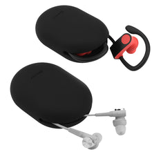 画像をギャラリービューアに読み込む, Geekria 収納ポーチ イヤホンポーチ Beats PowerBeats, EarPods, Jabra Sport Pace, BlueBuds X 等用 シリコーン製 小物整理 携帯用 持ち運びに便利 片手で使える (2個セットM+S)
